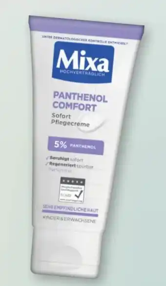 Rossmann Mixa Panthenol Comfort Sofort Pflegecreme Angebot