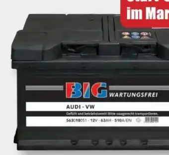B1 Discount Baumarkt BIG Batterie Industrie Germany Auto-Batterie Angebot