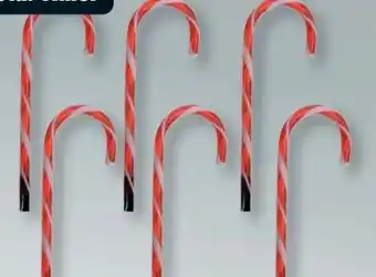 B1 Discount Baumarkt Gartenstecker-Set Zuckerstangen Angebot