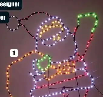 B1 Discount Baumarkt LED Weihnachtsmänner Angebot