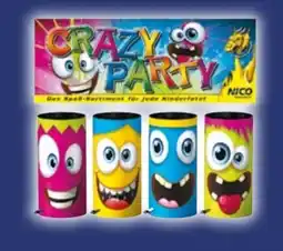 NETTO Nico Feuerwerk 4er-Tischbomben-Sortiment Crazy Party Angebot