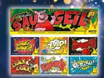 NETTO Nico Feuerwerk Sau geil Jugend-Sortiment Angebot