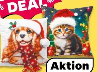 NETTO Kissenhülle weihnachtlichen Verzierungen Angebot