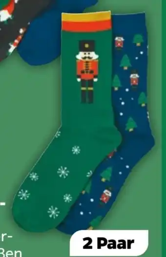 NETTO Herren-Weihnachtssocken 2 Paar Angebot