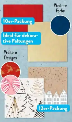 Aldi Süd Kokett Premium Weihnachts-Servietten Angebot