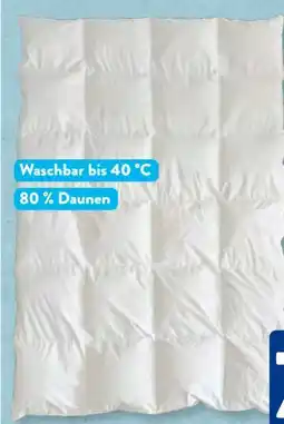 Aldi Süd Novitesse Luxus-Daunendecke Angebot