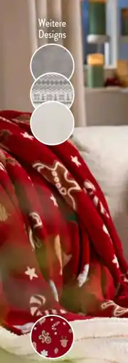 Aldi Süd Home Creation Teddy-Fleecedecke Angebot