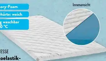 Aldi Süd Novitesse Matratzen Topper Angebot