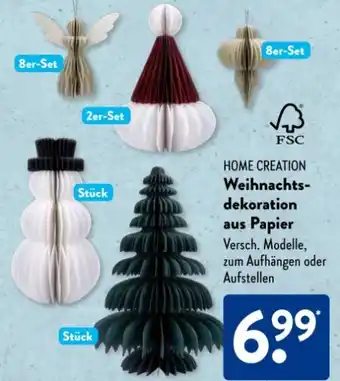 Aldi Süd Home Creation Weihnachts-Dekoration Angebot