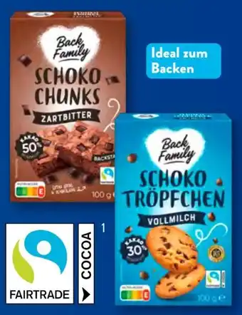 Aldi Süd Back Family Schoko Tröpfchen Angebot