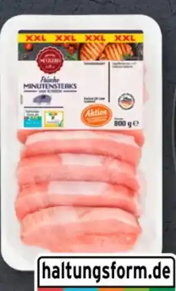 Aldi Süd Meine Metzgerei Schweine-Minutensteaks XXL Angebot