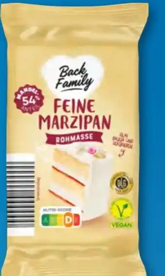 Aldi Süd Back Family Marzipan Rohmasse Angebot