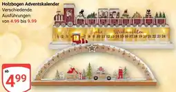 Globus Holzbogen Adventskalender Angebot