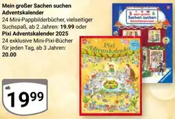 Globus Mein großer Sachen suchen Adventskalender oder Pixi Adventskalender 2025 Angebot