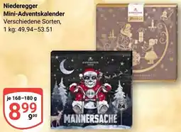 Globus Niederegger Mini-Adventskalender Angebot