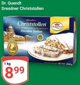 Globus Dr. Quendt Dresdner Christstollen Angebot