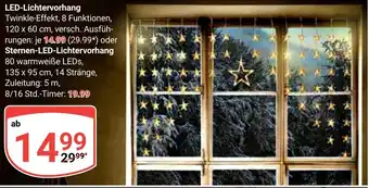 Globus LED-Lichtervorhang Angebot