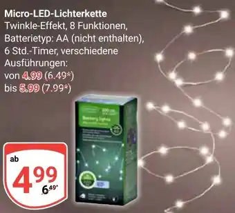 Globus Micro-LED-Lichterkette Angebot