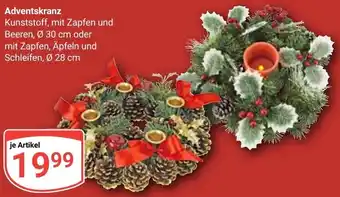 Globus Adventskranz Angebot