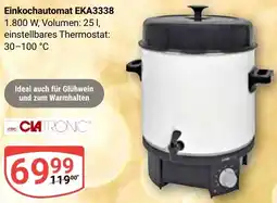 Globus CLATRONIC Einkochautomat EKA3338 Angebot