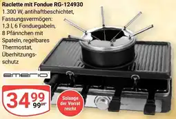Globus Emerio Raclette mit Fondue RG-124930 Angebot