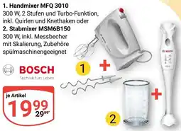 Globus BOSCH Handmixer MFQ 3010 Angebot