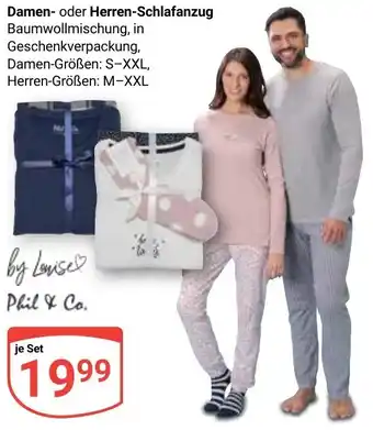 Globus Damen oder Herren-Schlafanzug Angebot