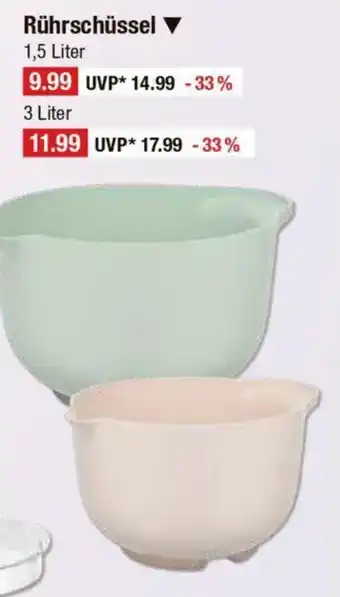 V Markt MEPAL Backserie >> Chef it << Rührschüssel Angebot