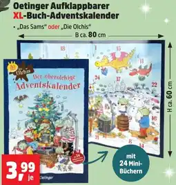 Thomas Philipps Oetinger Aufklappbarer XL-Buch-Adventskalender Angebot