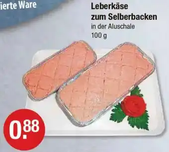 V Markt Leberkäse zum Selberbacken Angebot