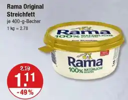 V Markt Rama Original Streichfett Angebot
