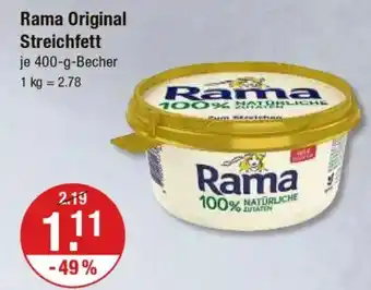V Markt Rama Original Streichfett Angebot