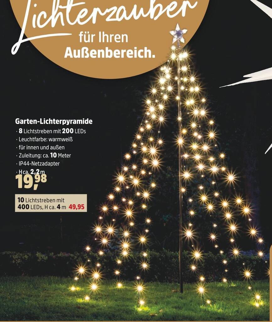 Garten-lichterpyramide Angebot bei Thomas Philipps