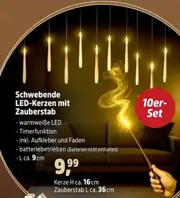 Thomas Philipps Schwebende led-kerzen mit zauberstab Angebot