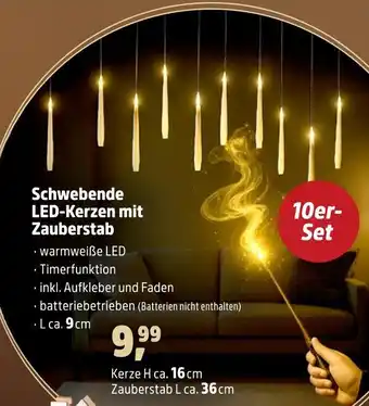 Thomas Philipps Schwebende led-kerzen mit zauberstab Angebot