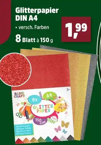 Thomas Philipps Basic craft glitterpapier din a4 Angebot