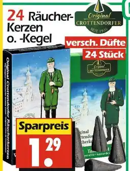 Wreesmann Original crottendorfer 24 räucher-kerzen o. -kegel Angebot