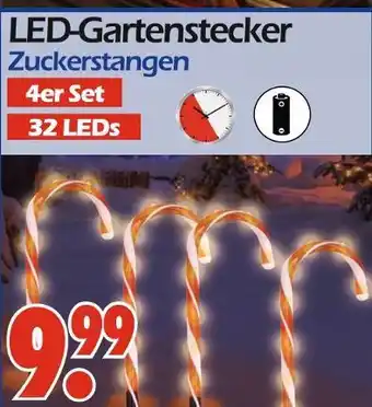 Wreesmann Led-gartenstecker zuckerstangen Angebot