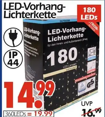 Wreesmann Led-vorhang-lichterkette Angebot