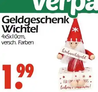 Wreesmann Geldgeschenk wichtel Angebot
