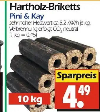 Wreesmann Pini & kay hartholz-briketts Angebot
