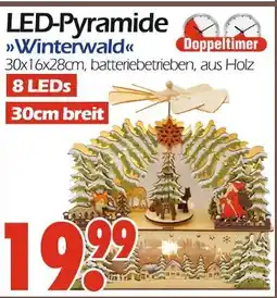 Wreesmann Led-pyramide winterwald Angebot