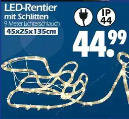 Wreesmann Led-rentier mit schlitten Angebot