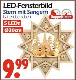 Wreesmann Led-fensterbild stern mit sängern Angebot