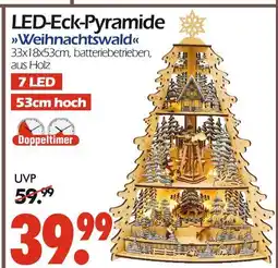Wreesmann Led-eck-pyramide weihnachtswald Angebot
