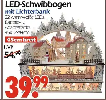 Wreesmann Led-schwibbogen mit lichterbank Angebot