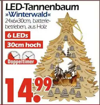 Wreesmann Led-tannenbaum winterwald Angebot