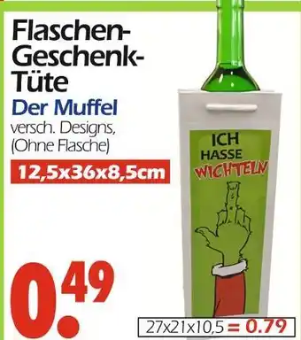 Wreesmann Der muffel flaschen-geschenk-tüte Angebot