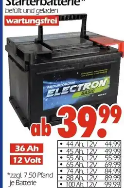 Wreesmann Electron basic starterbatterie Angebot