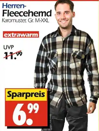 Wreesmann Herren-fleecehemd Angebot